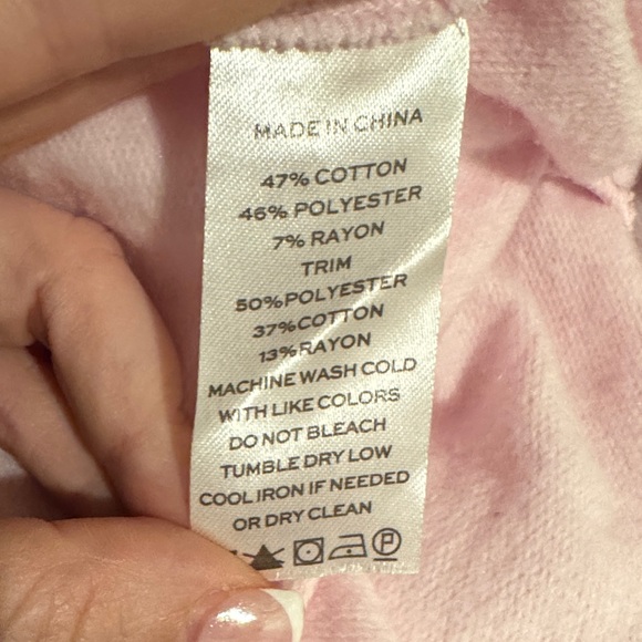 Hill House Pink Long Sleeve Sweatshirt with Logo - Picture 7 of 7